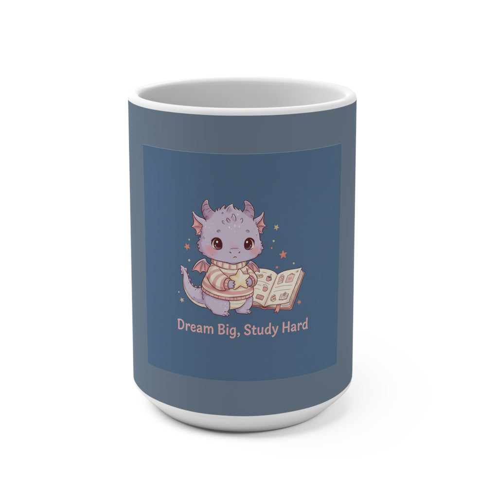 Dragon Mug 15oz – Dream Big Study Hard