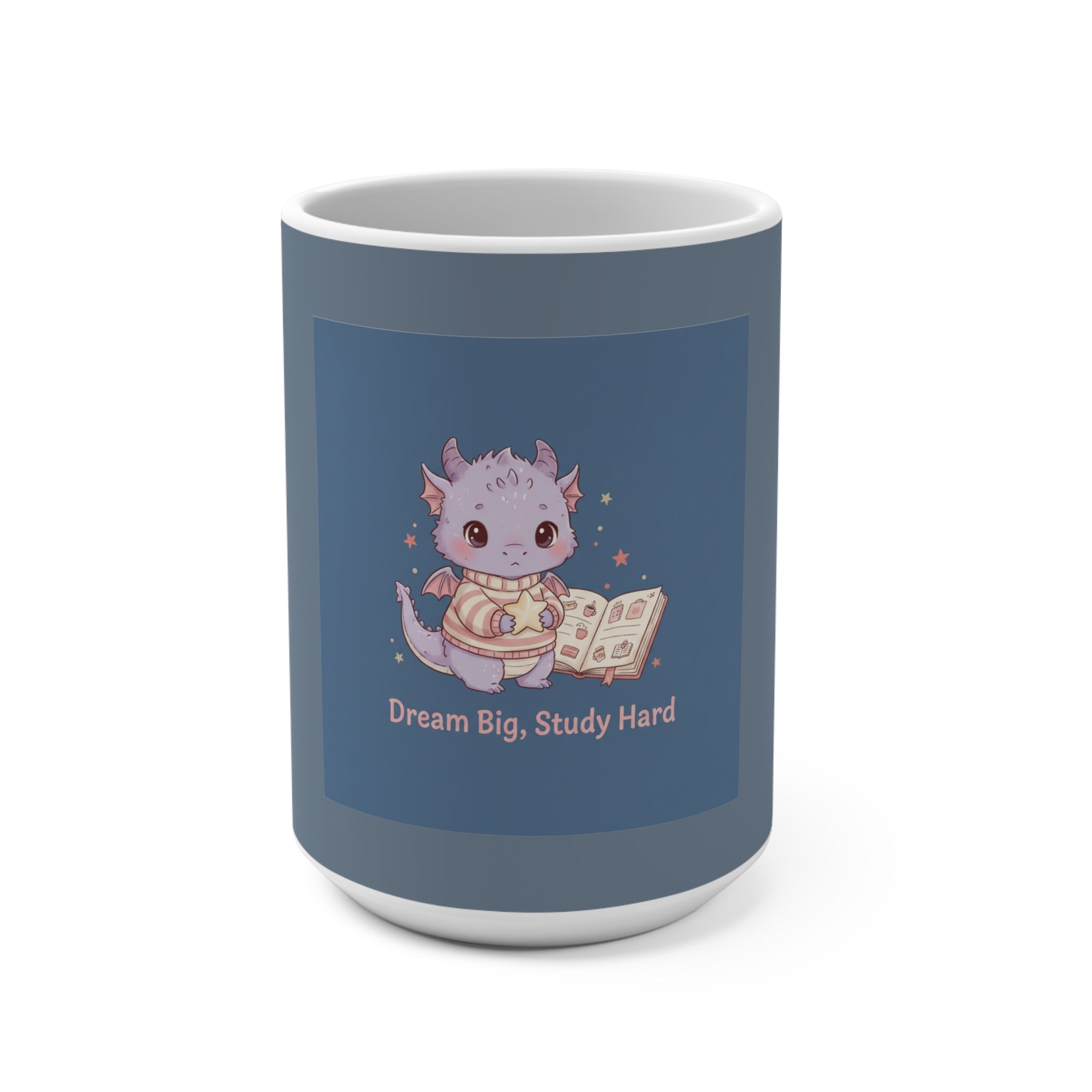Dragon Mug 15oz – Dream Big Study Hard