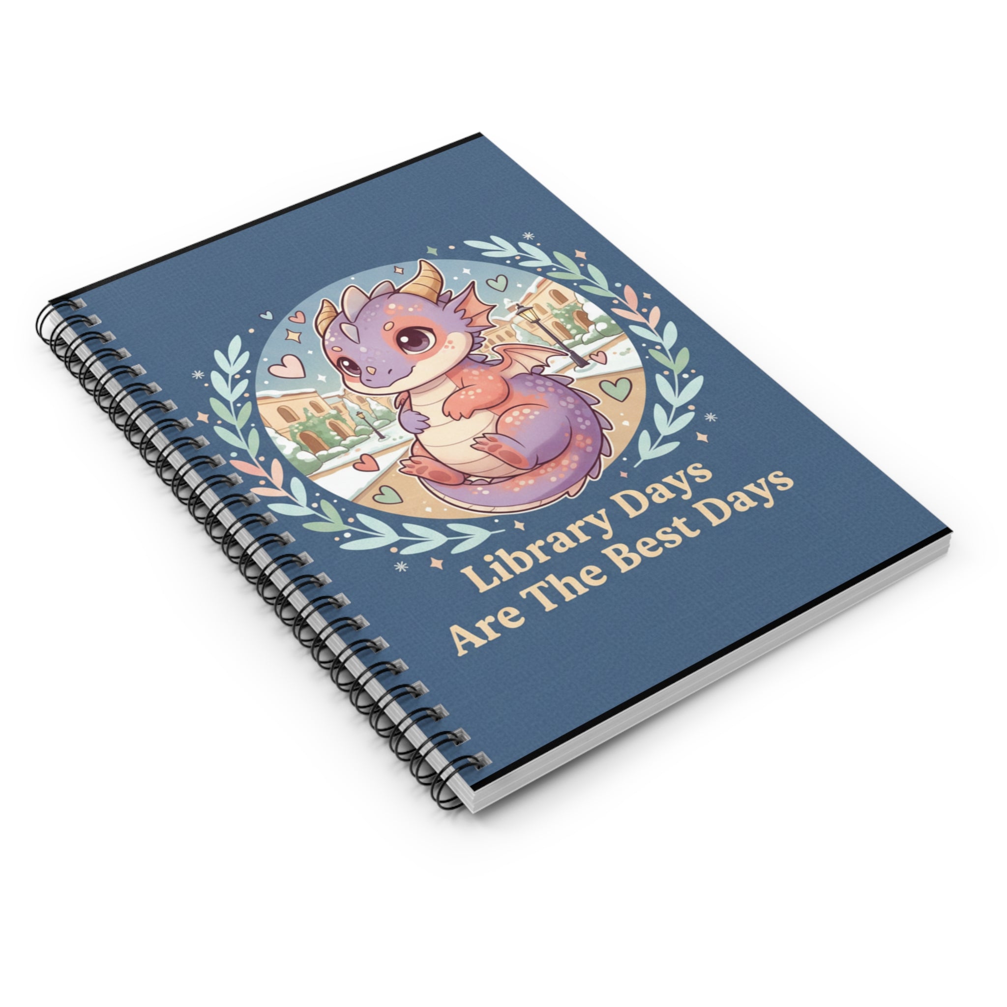 Library Days Are the Best Days Spiral Notebook