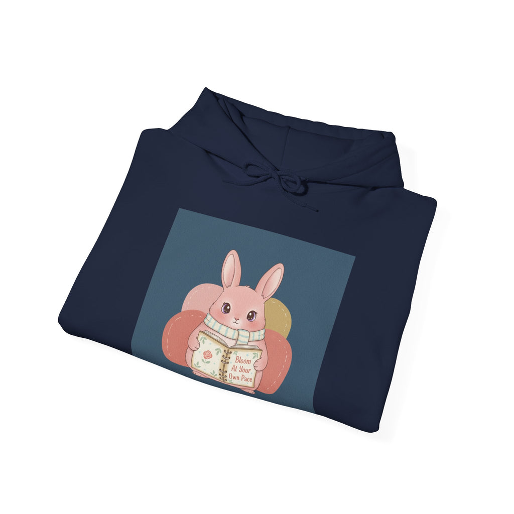Bunny Hoodie – Bloom at Your Own Pace