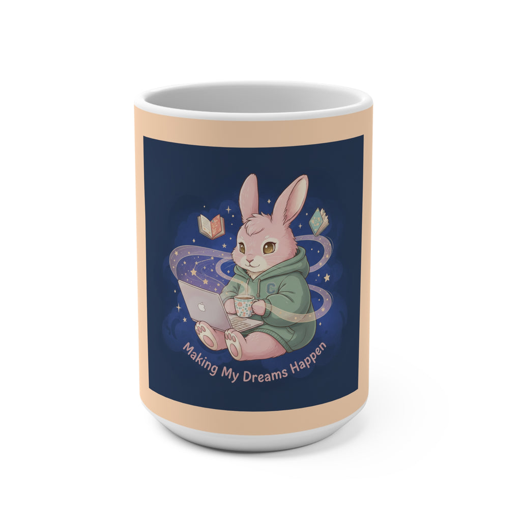 Rabbit Mug 15oz – Making My Dreams Happen
