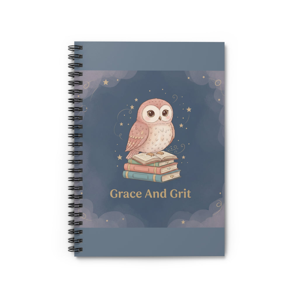 Owl Spiral Notebook – Grace and Grit
