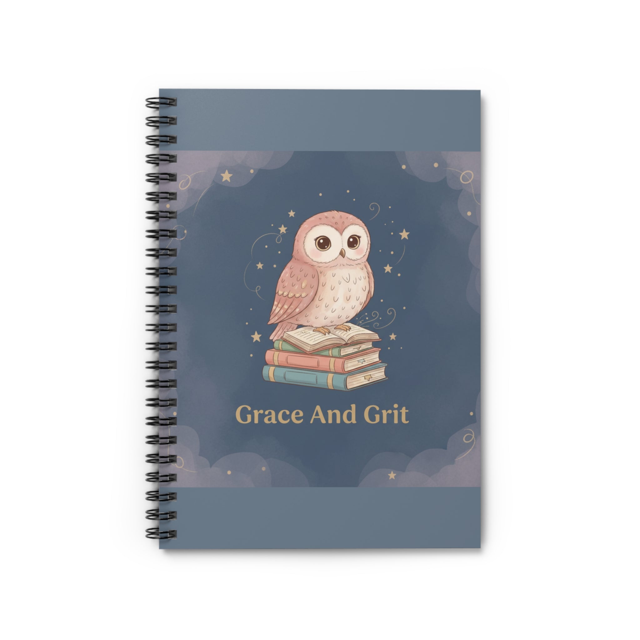 Owl Spiral Notebook – Grace and Grit
