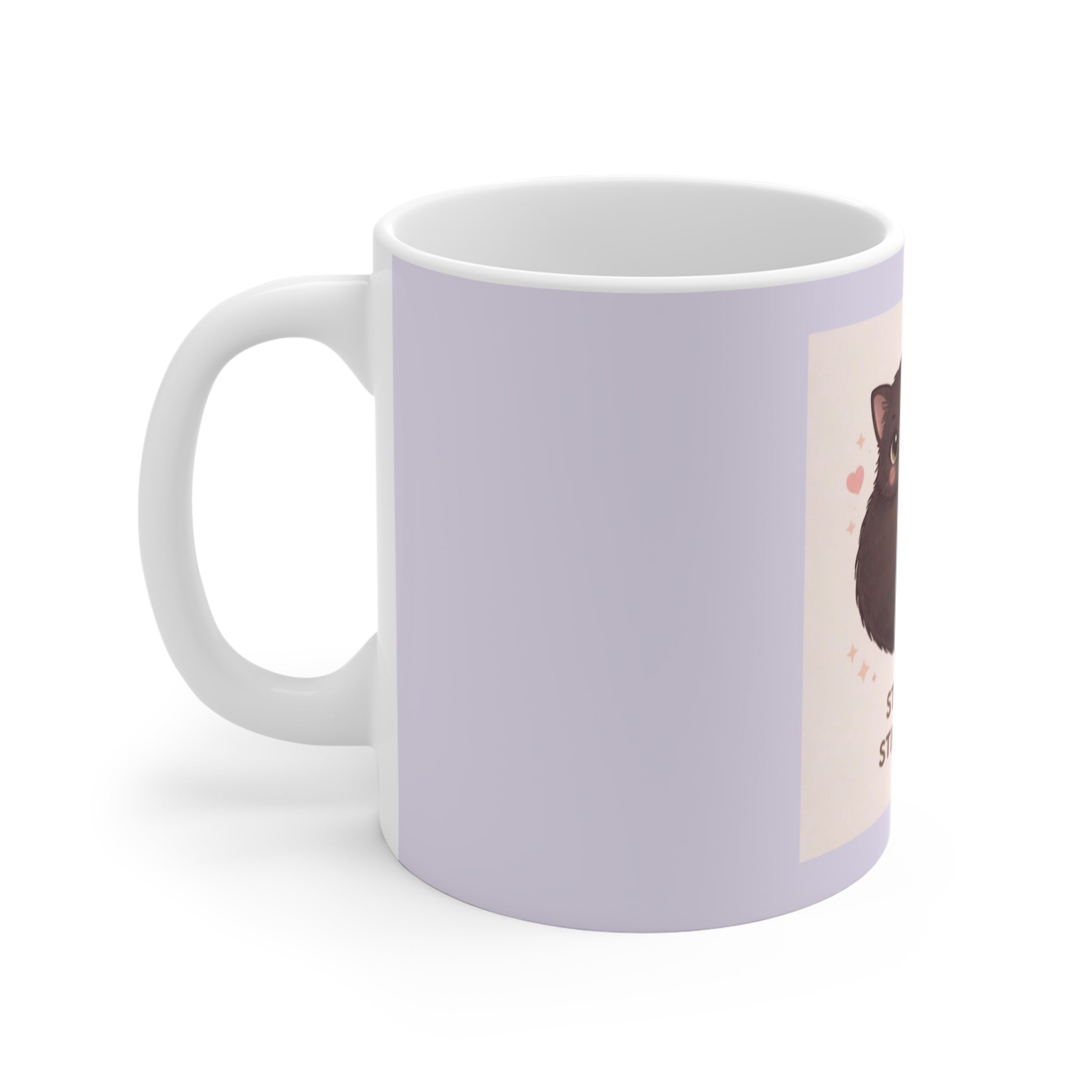 "STILL SOFT. STILL LOVING" Black Cat Mug | College Girl Gift | Fashion | KayKay Classics