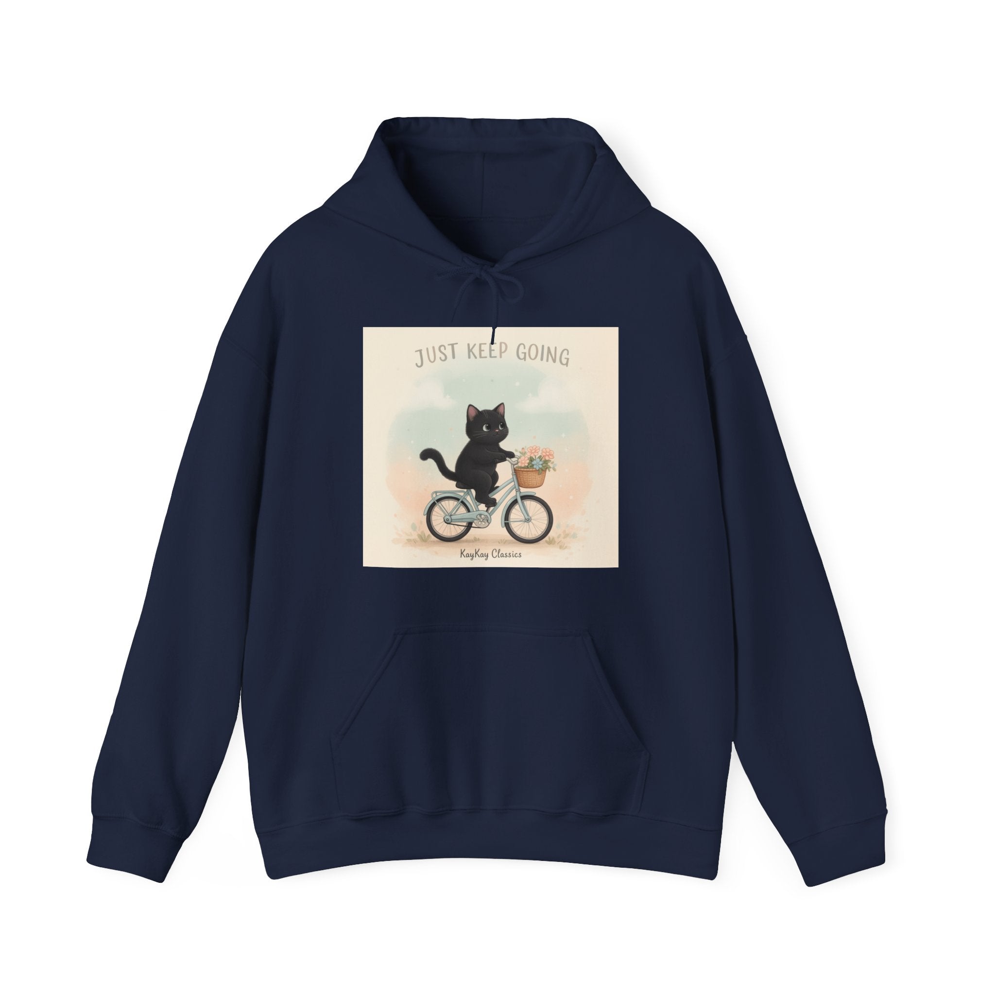 "Design" Black Cat Hoodie | College Girl Gift | Fashion | KayKay Classics