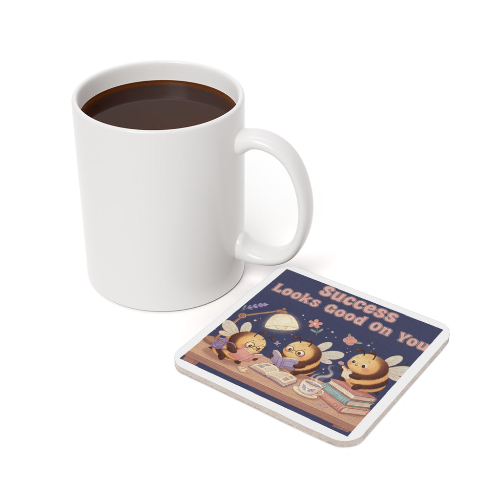 Honeybees Cork Coaster – Success Looks Good on You