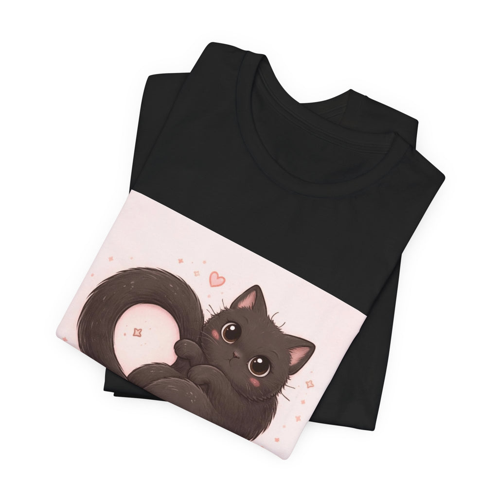 "STILL SOFT. STILL LOVING" Black Cat Women Tee | College Girl Gift | Fashion | KayKay Classics