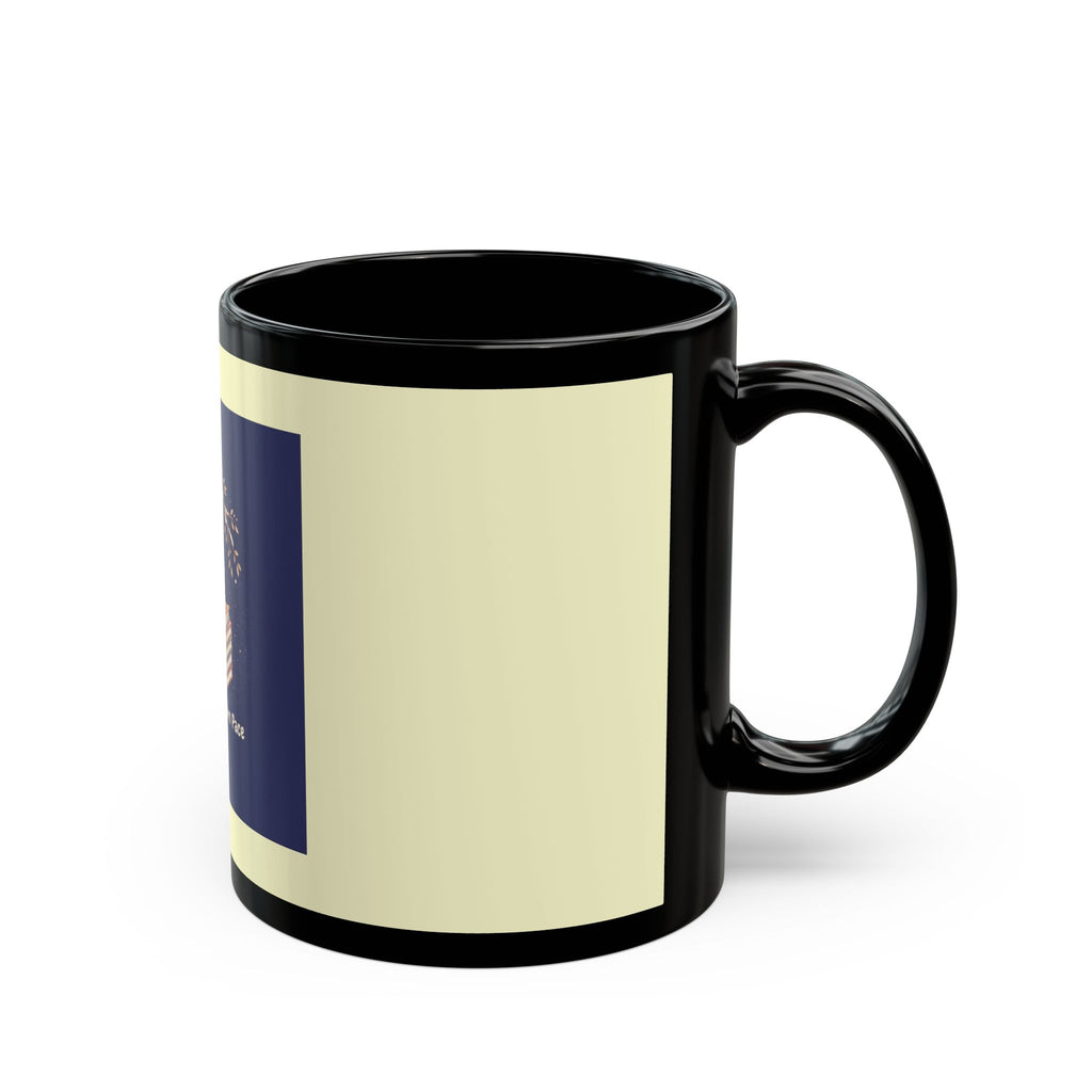 Rabbit Black Mug 11oz – Bloom at Your Own Pace