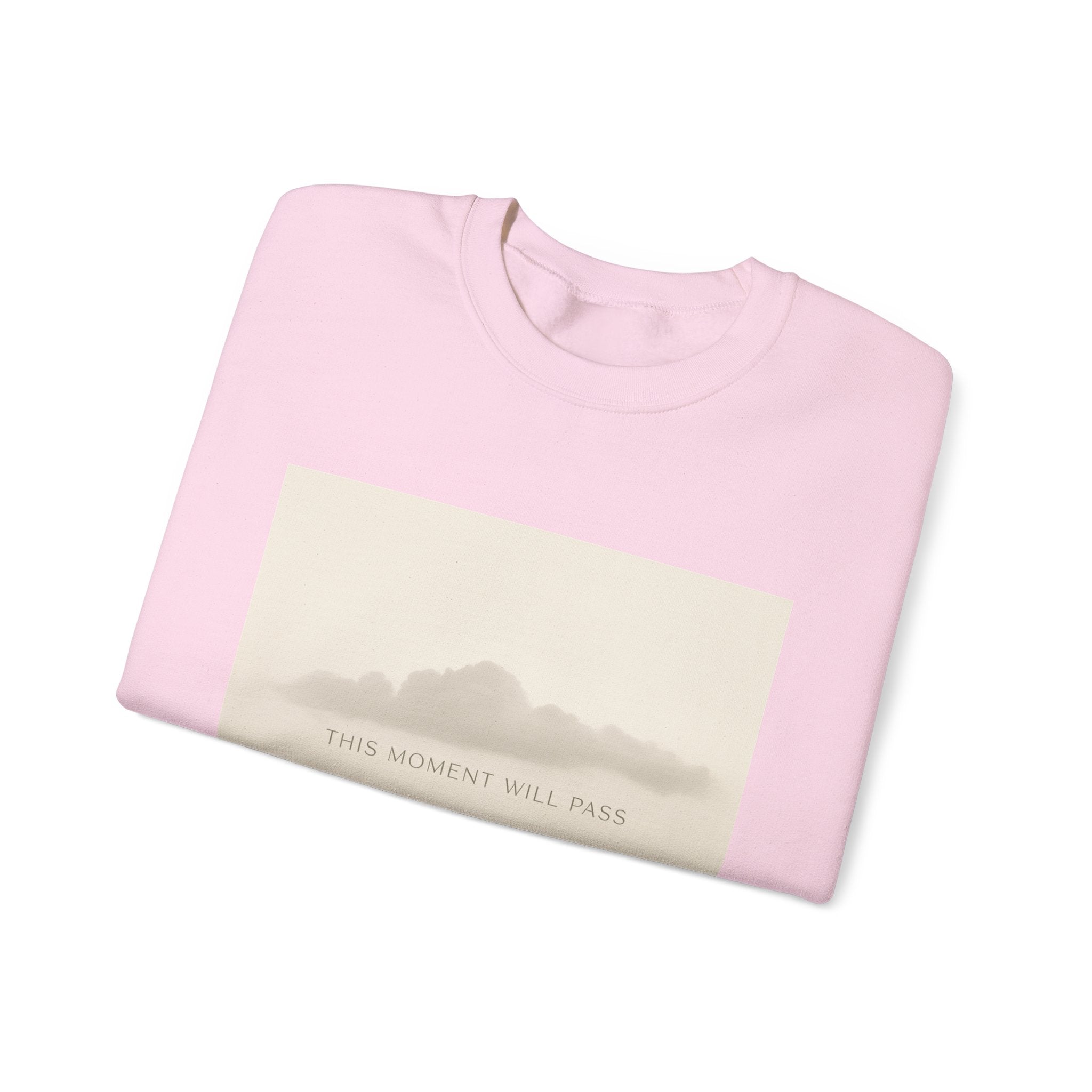 "THIS MOMENT WILL PASS" Black Cat Crewneck | College Girl Gift | Fashion | KayKay Classics