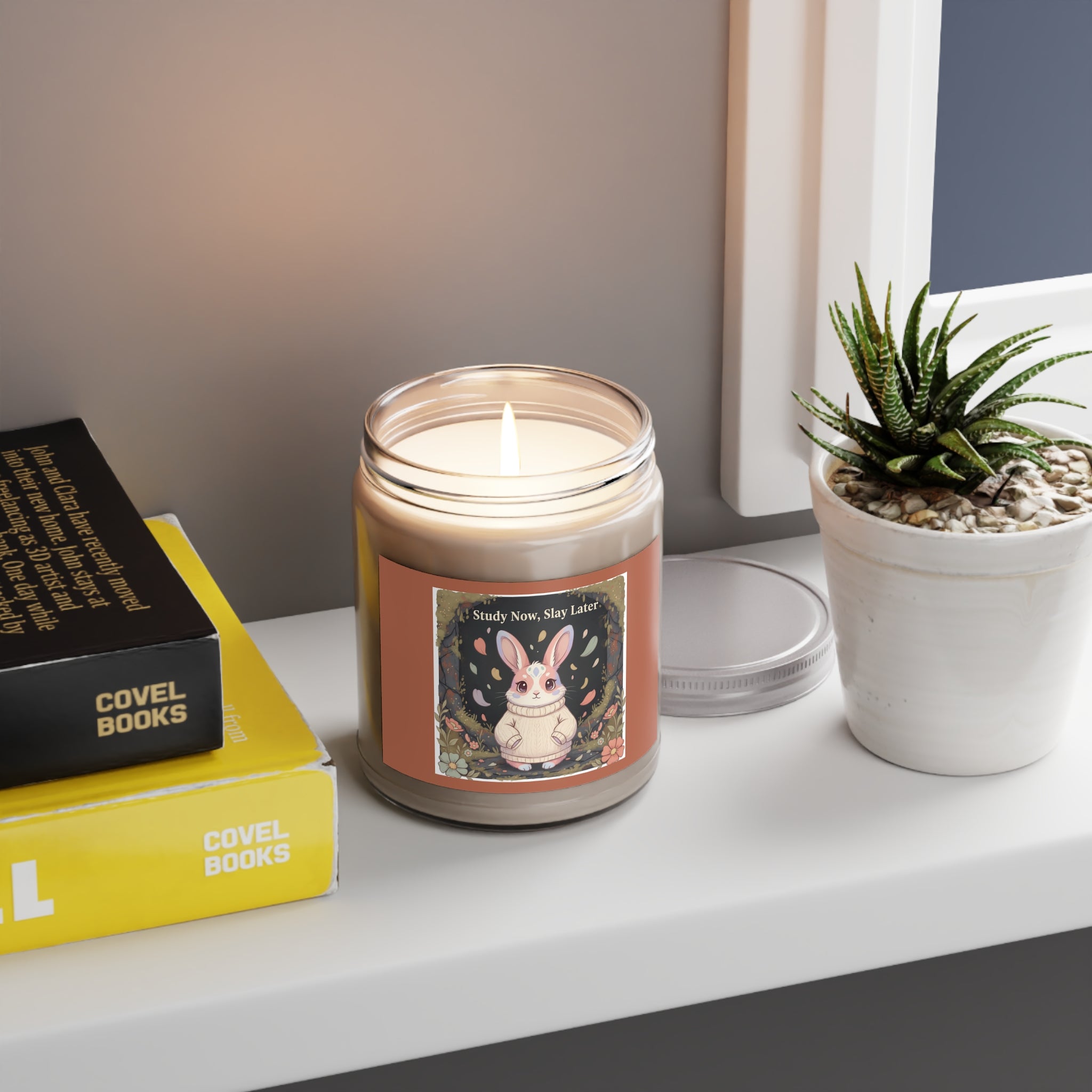 Bunny Scented Candle – Study Now Slay Later
