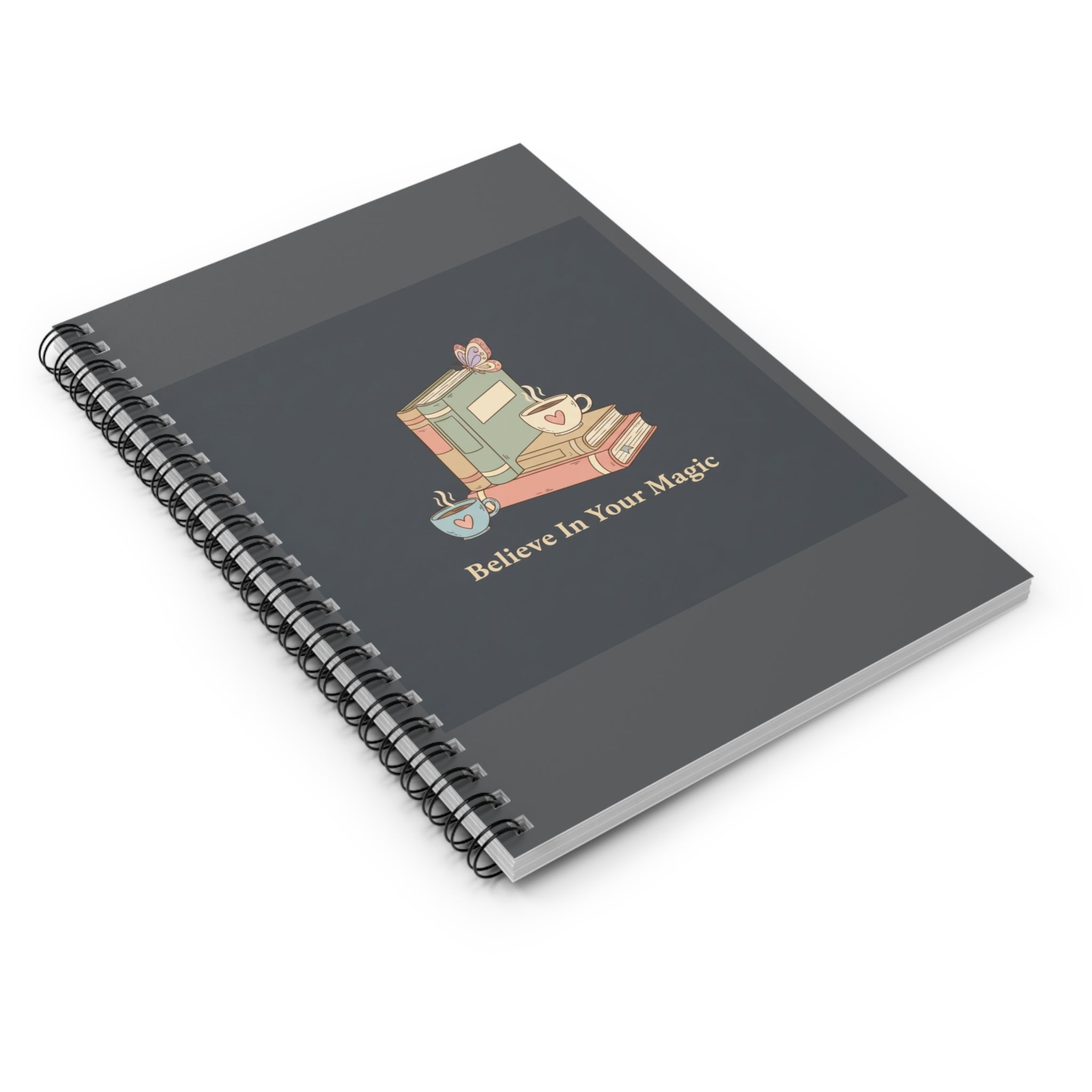 Butterfly Spiral Notebook – Believe in Your Magic