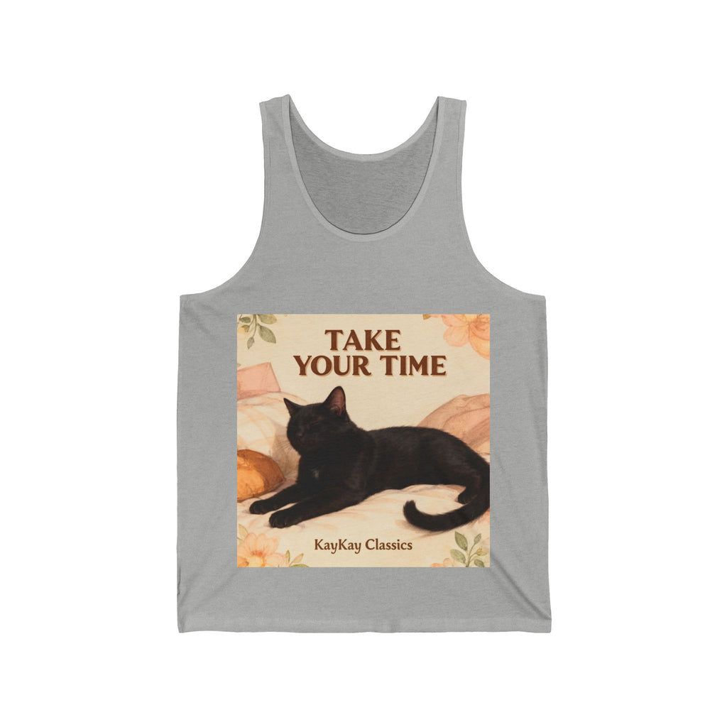 TAKE YOUR TIME Cat Tank Top