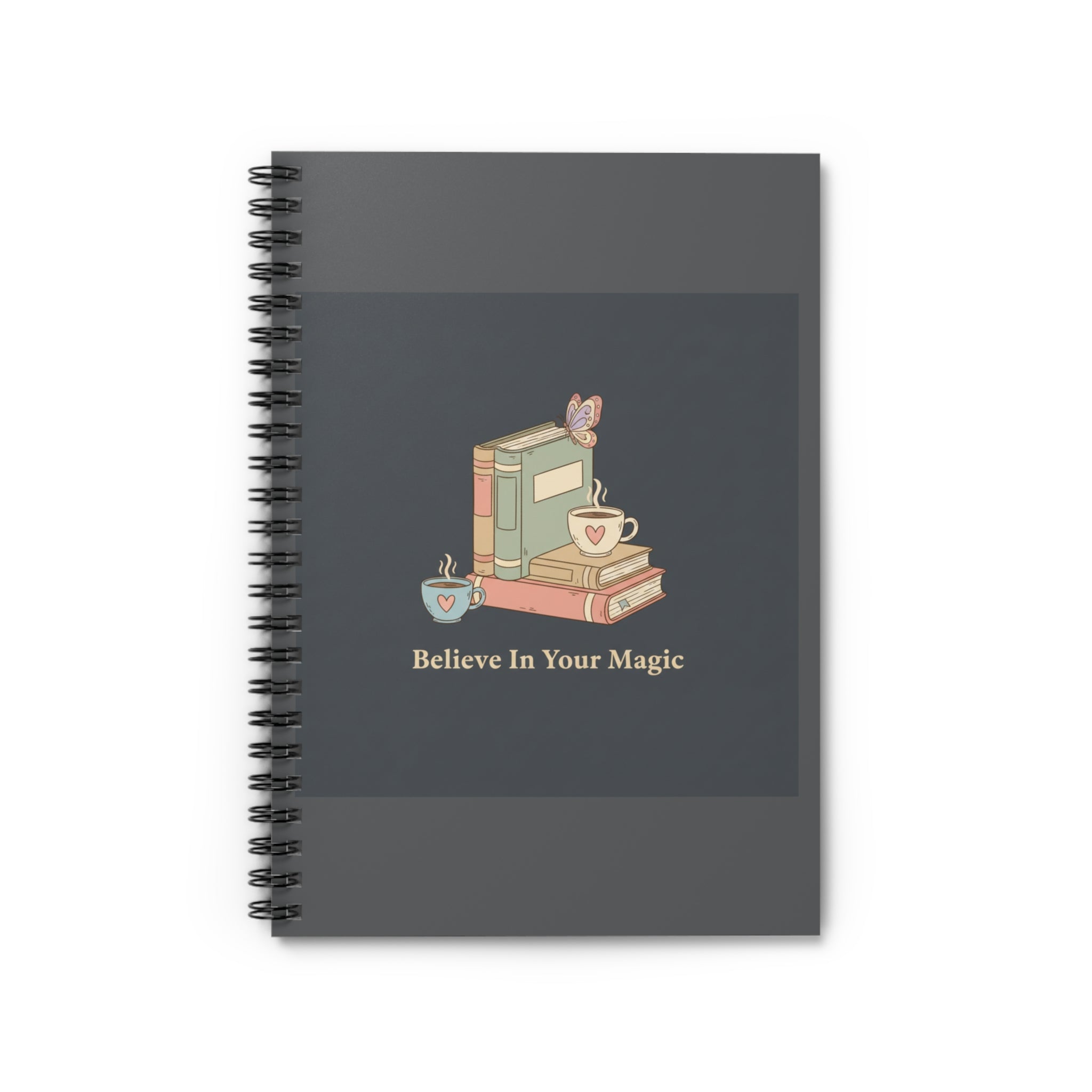 Butterfly Spiral Notebook – Believe in Your Magic