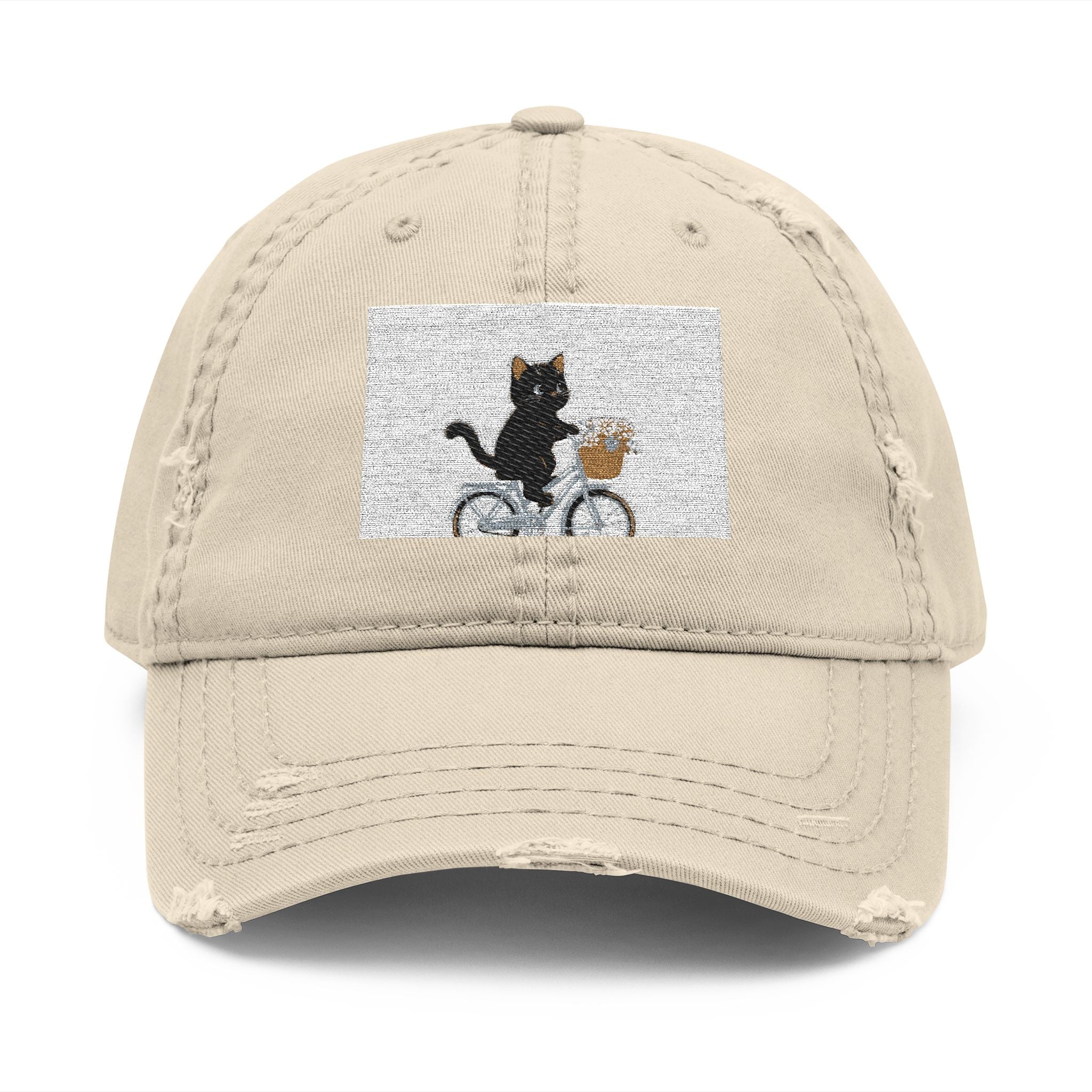"Design" Black Cat Dad Hat | College Girl Gift | Fashion | KayKay Classics
