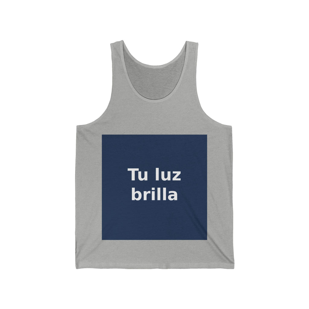 "Tu luz brilla" Black Cat Tank Top | College Girl Gift | Fashion | KayKay Classics