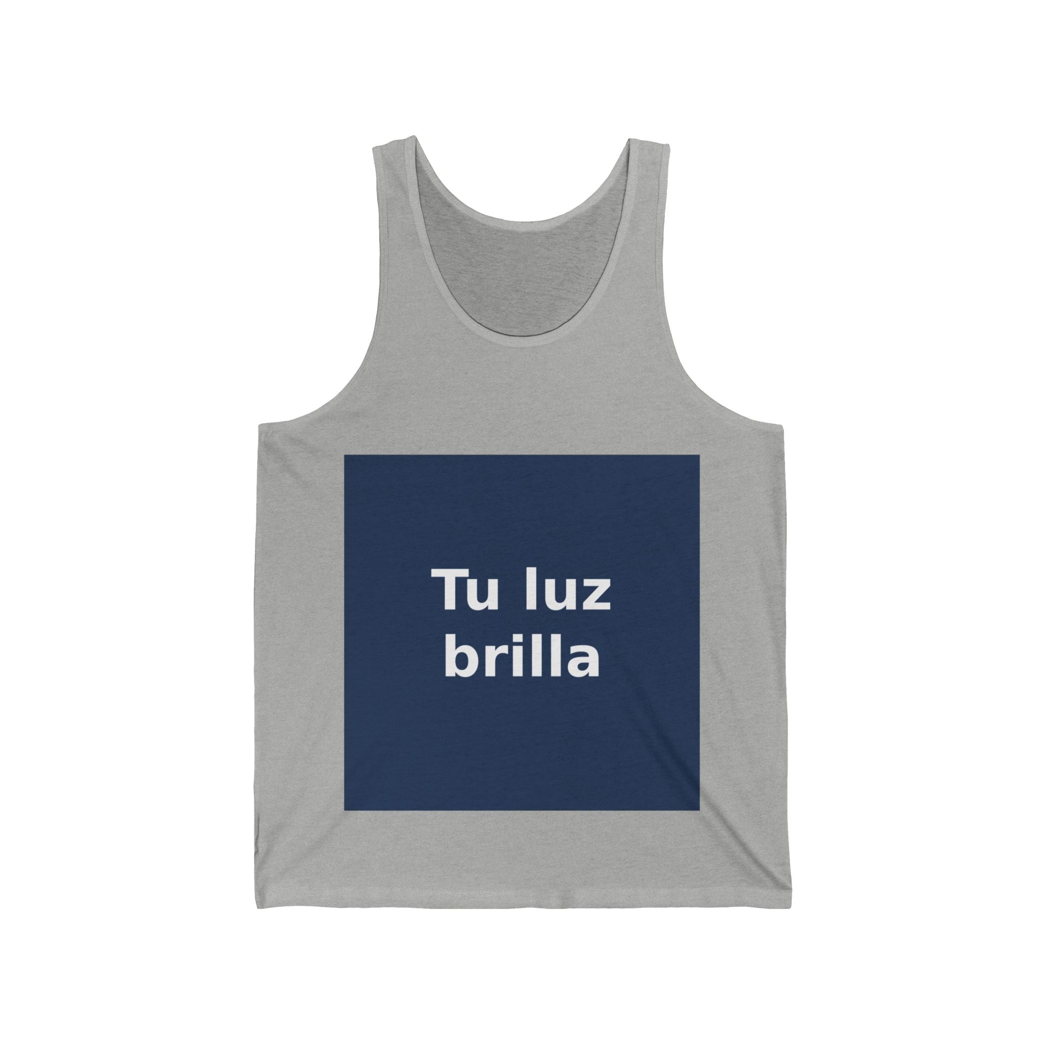 "Tu luz brilla" Black Cat Tank Top | College Girl Gift | Fashion | KayKay Classics
