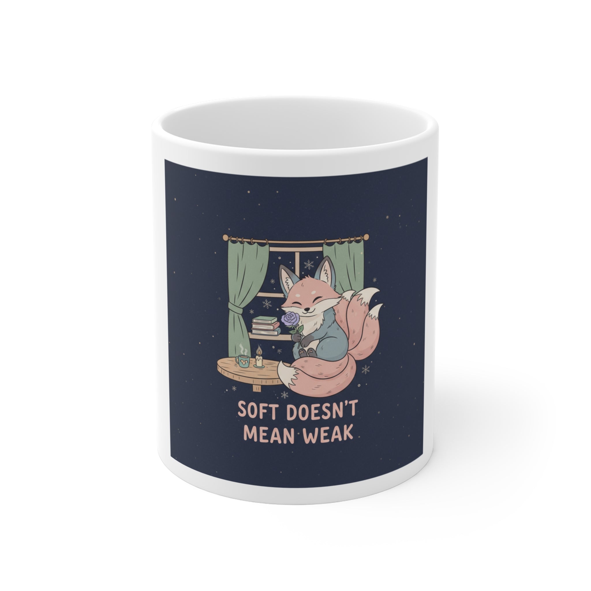 Bear Mug 11oz – Soft Doesnt Mean Weak