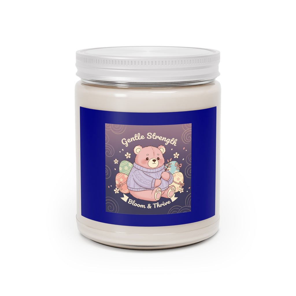 Bear Scented Candle – Gentle Strength Bloom Thrive