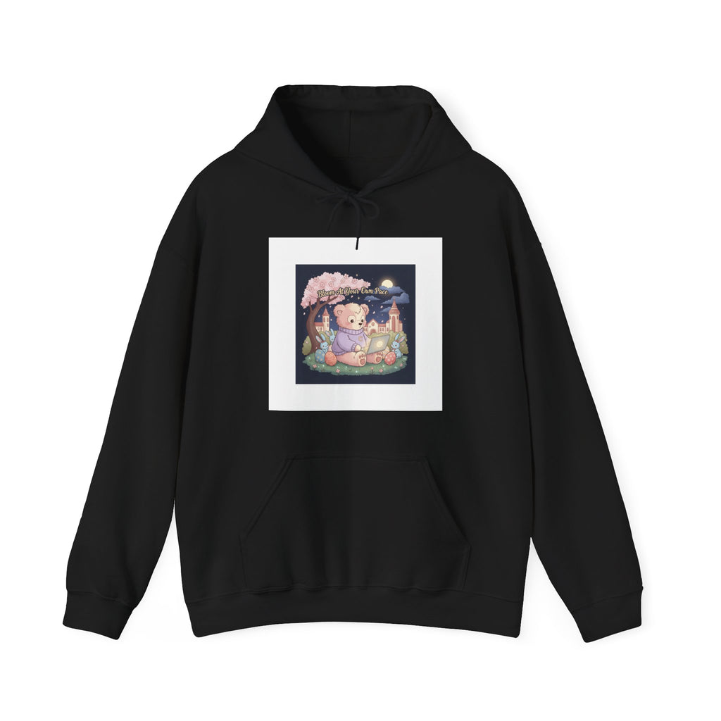 Bear Hoodie – Bloom at Your Own Pace