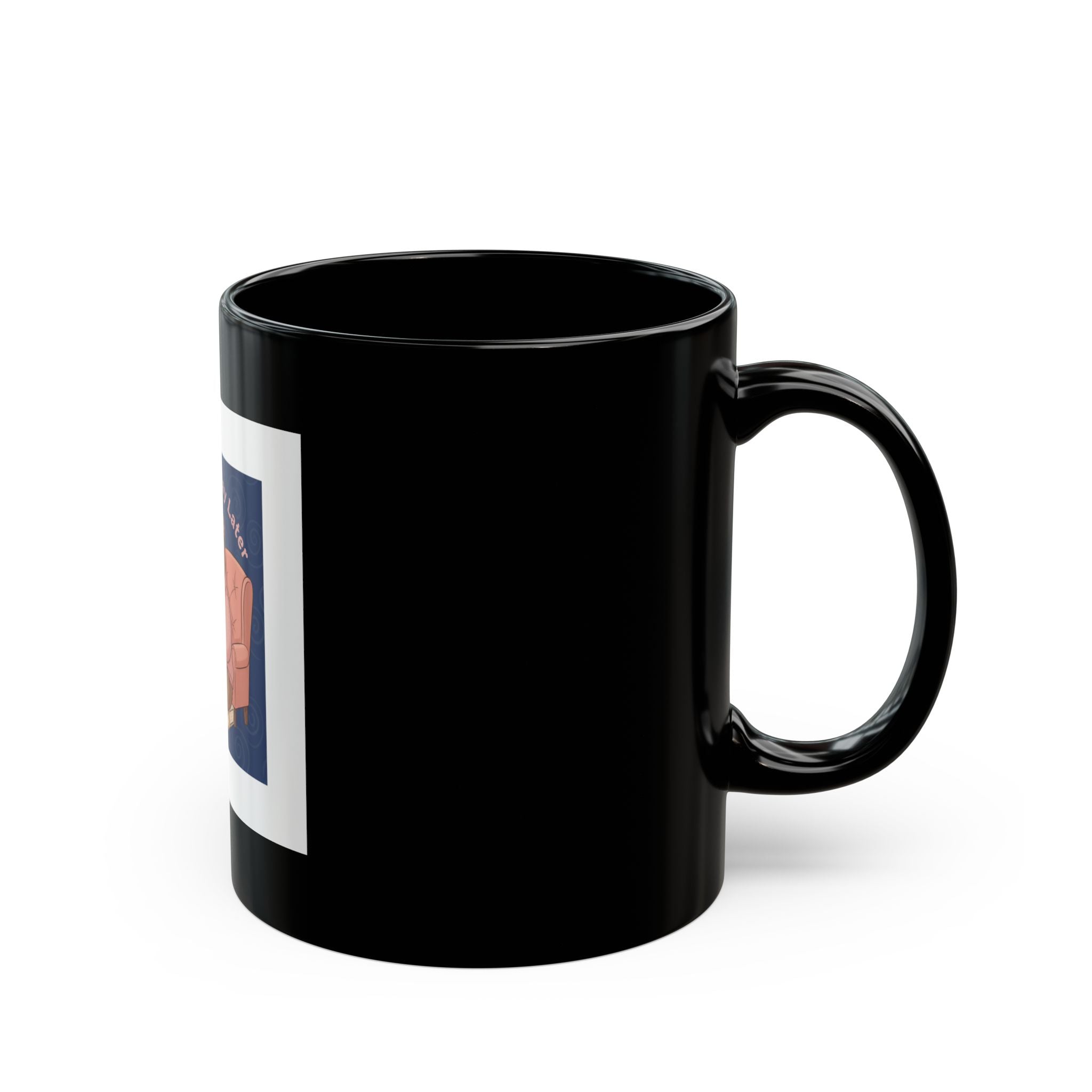 Bear Black Mug 11oz – Study Now Slay Later
