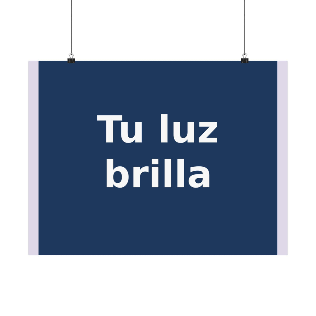 "Tu luz brilla" Black Cat Poster | Trendy Gift for Her | Lifestyle | KayKay Classics
