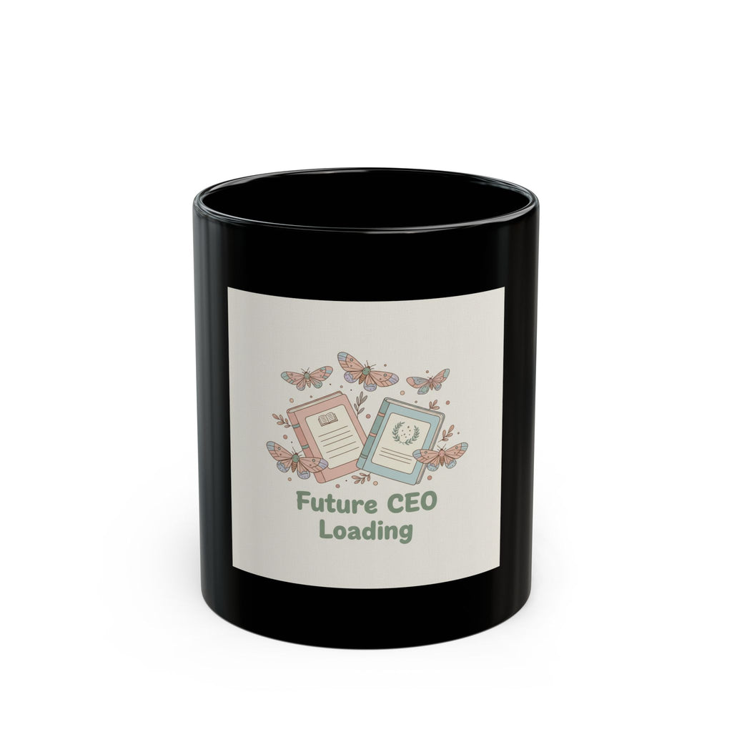 Future CEO Loading Moths Black Mug 11oz