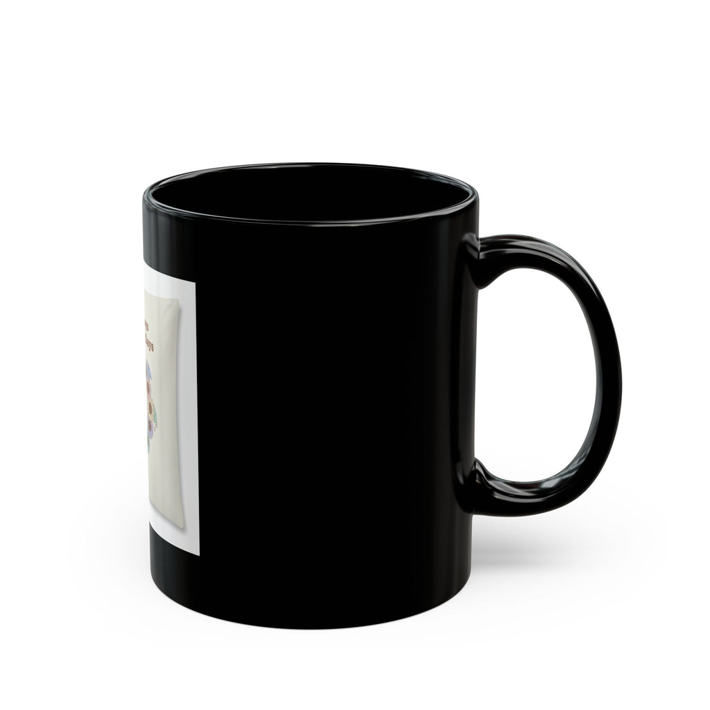 Library Days Are The Best Days Black Mug 11oz