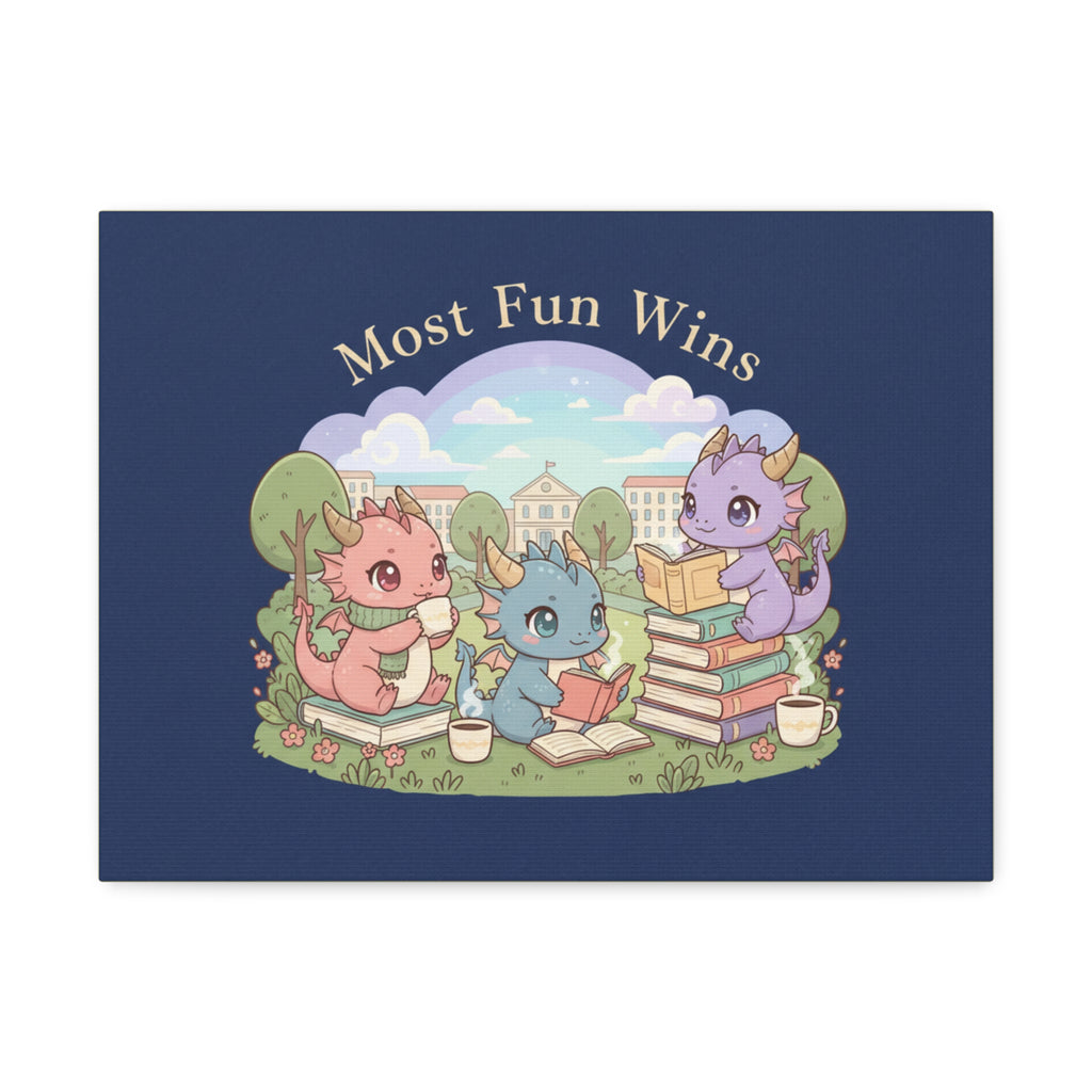 Baby Dragons Canvas Print – Most Fun Wins