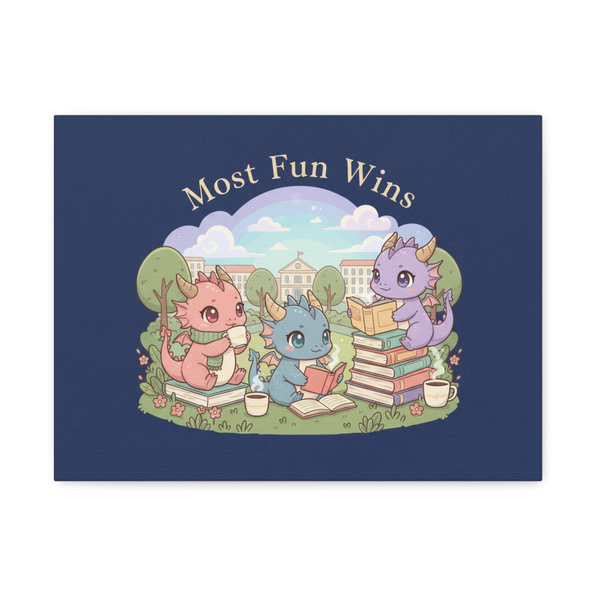 Baby Dragons Canvas Print – Most Fun Wins