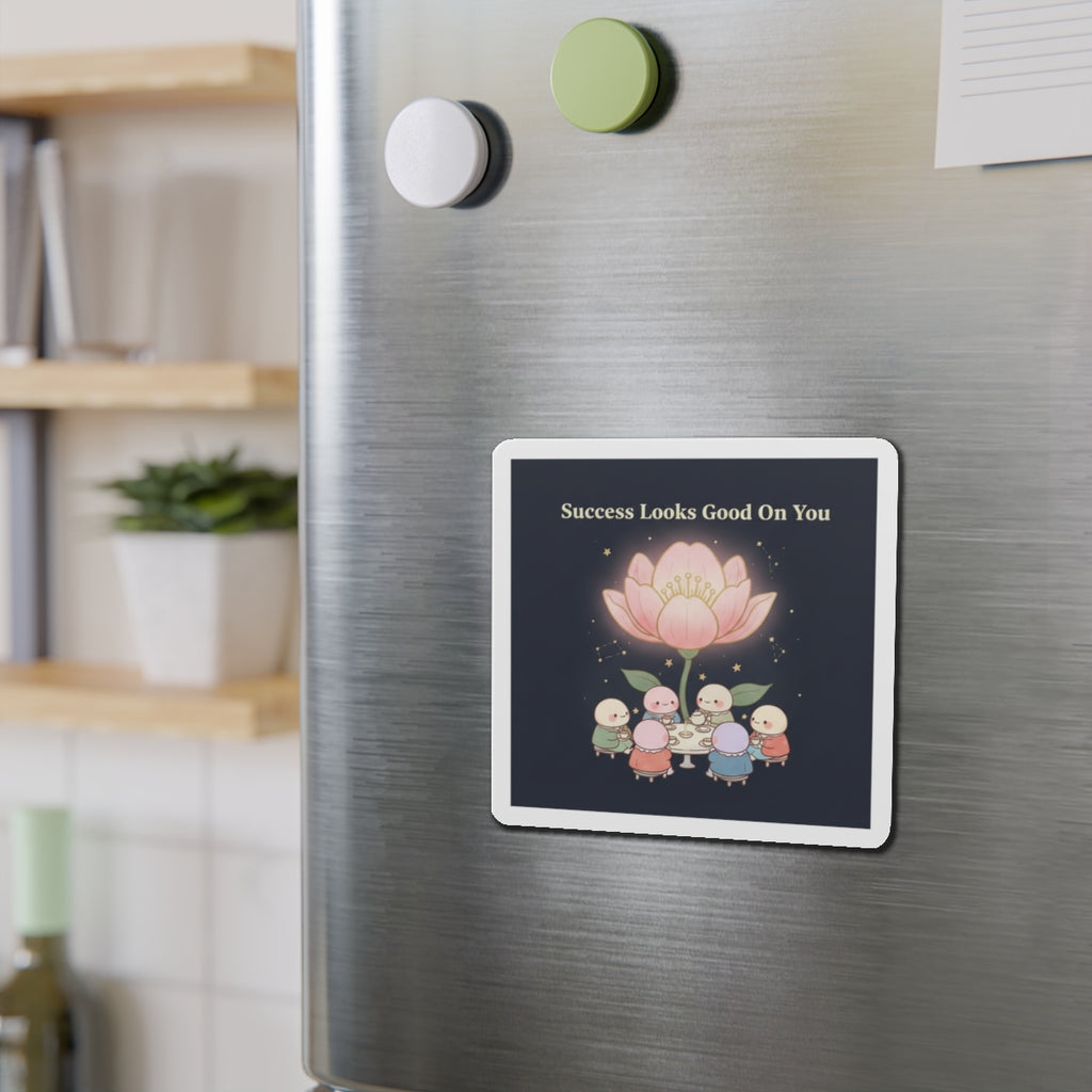 Tiny Chibi Creatures Die-Cut Magnet – Success Looks Good on You