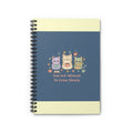 Cats With Glasses Spiral Notebook – You Are Allowed to Grow Slowly