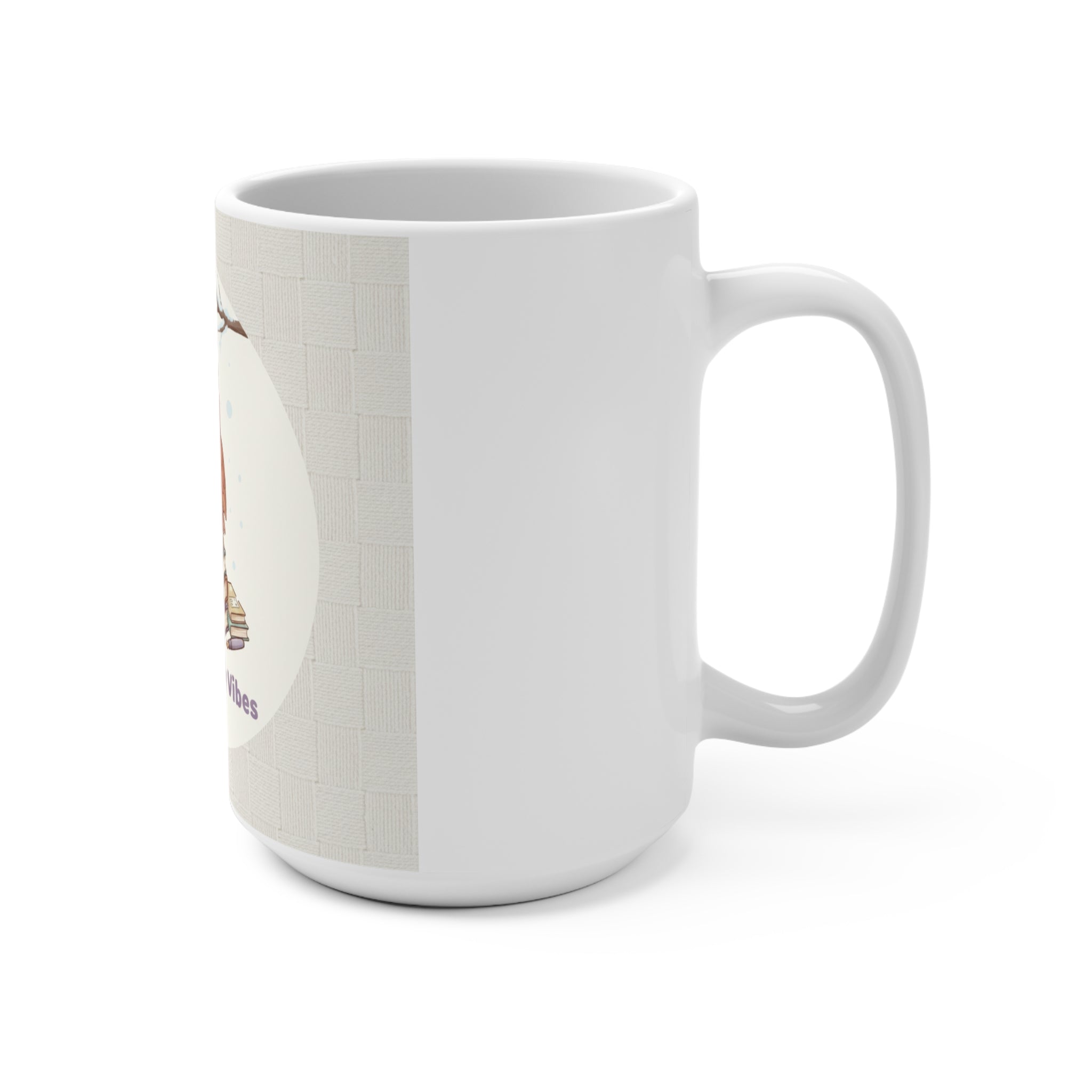 Study Buddy Vibes Owl Mug 15oz