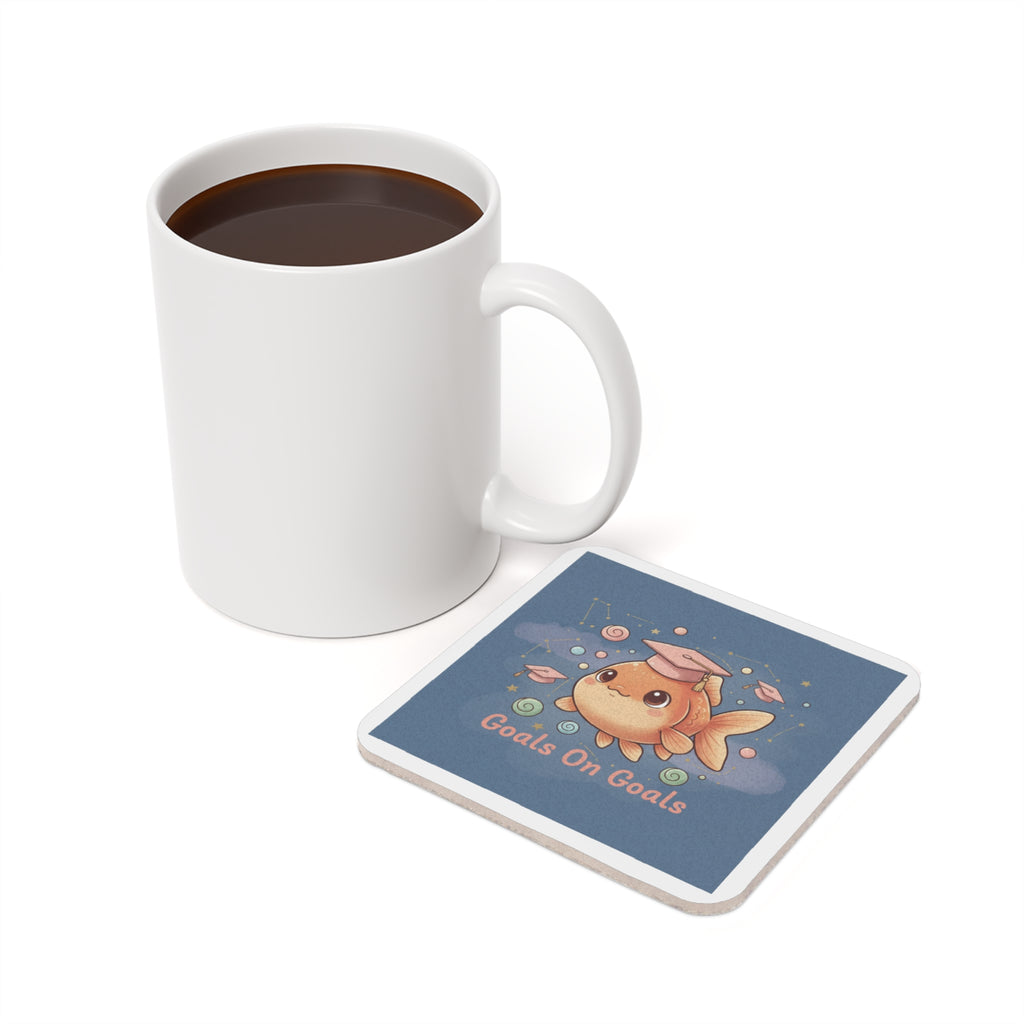 Goldfish Cork Coaster – Goals on Goals