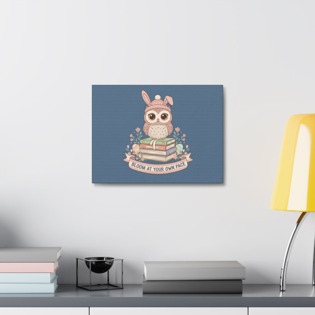 Bunny Canvas Print – Bloom at Your Own Pace