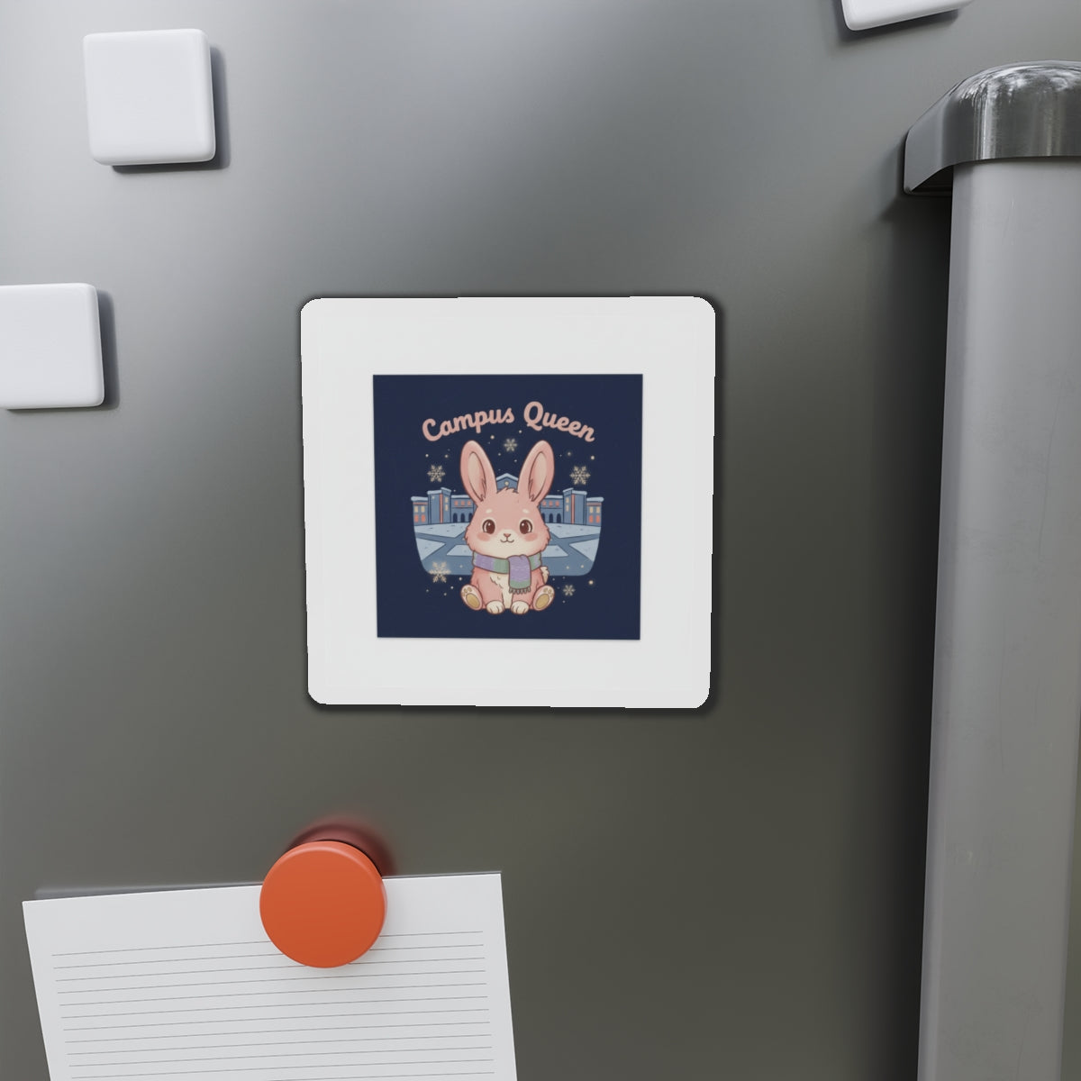 Rabbit Die-Cut Magnet – Campus Queen