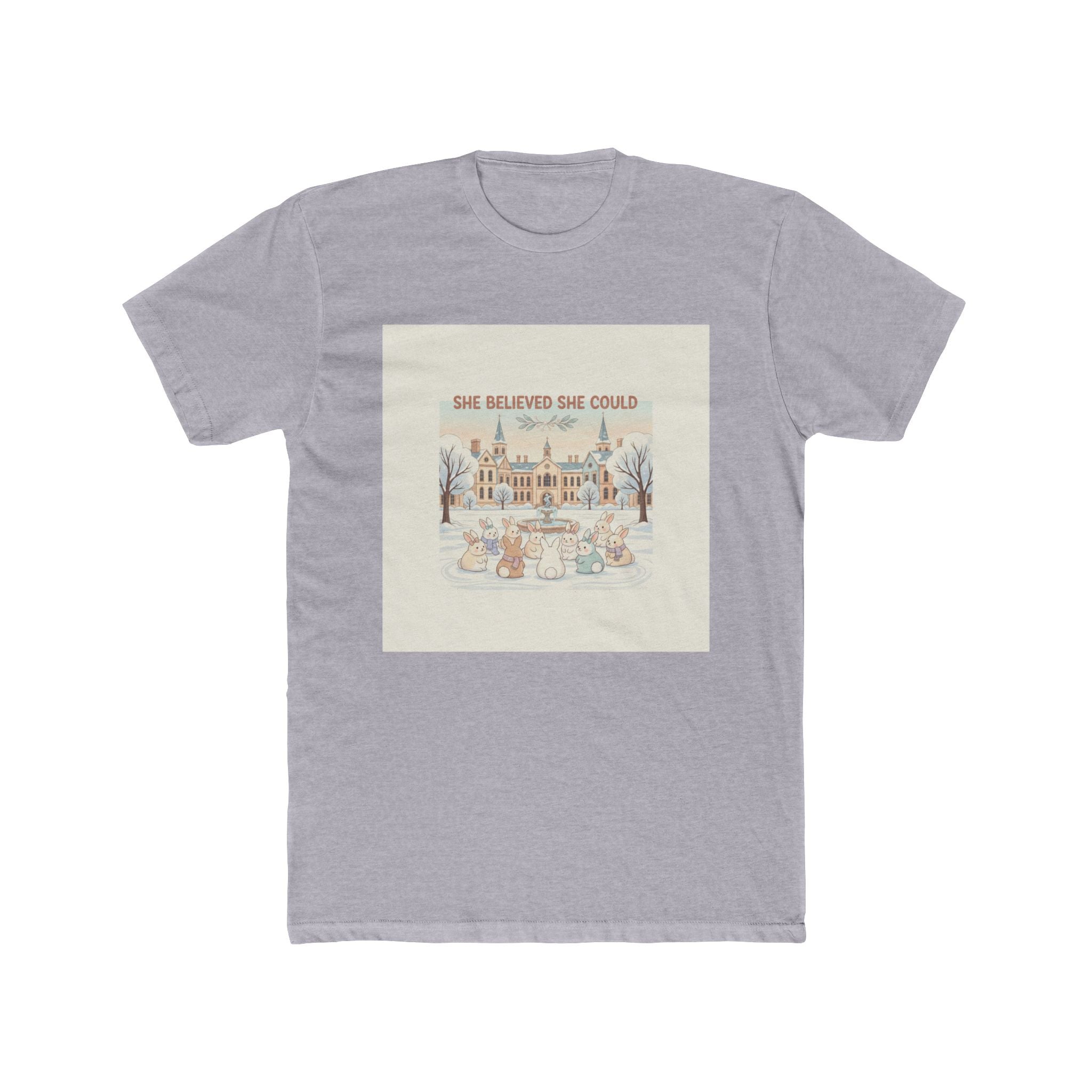 SHE BELIEVED SHE COULD Rabbit Unisex Tee