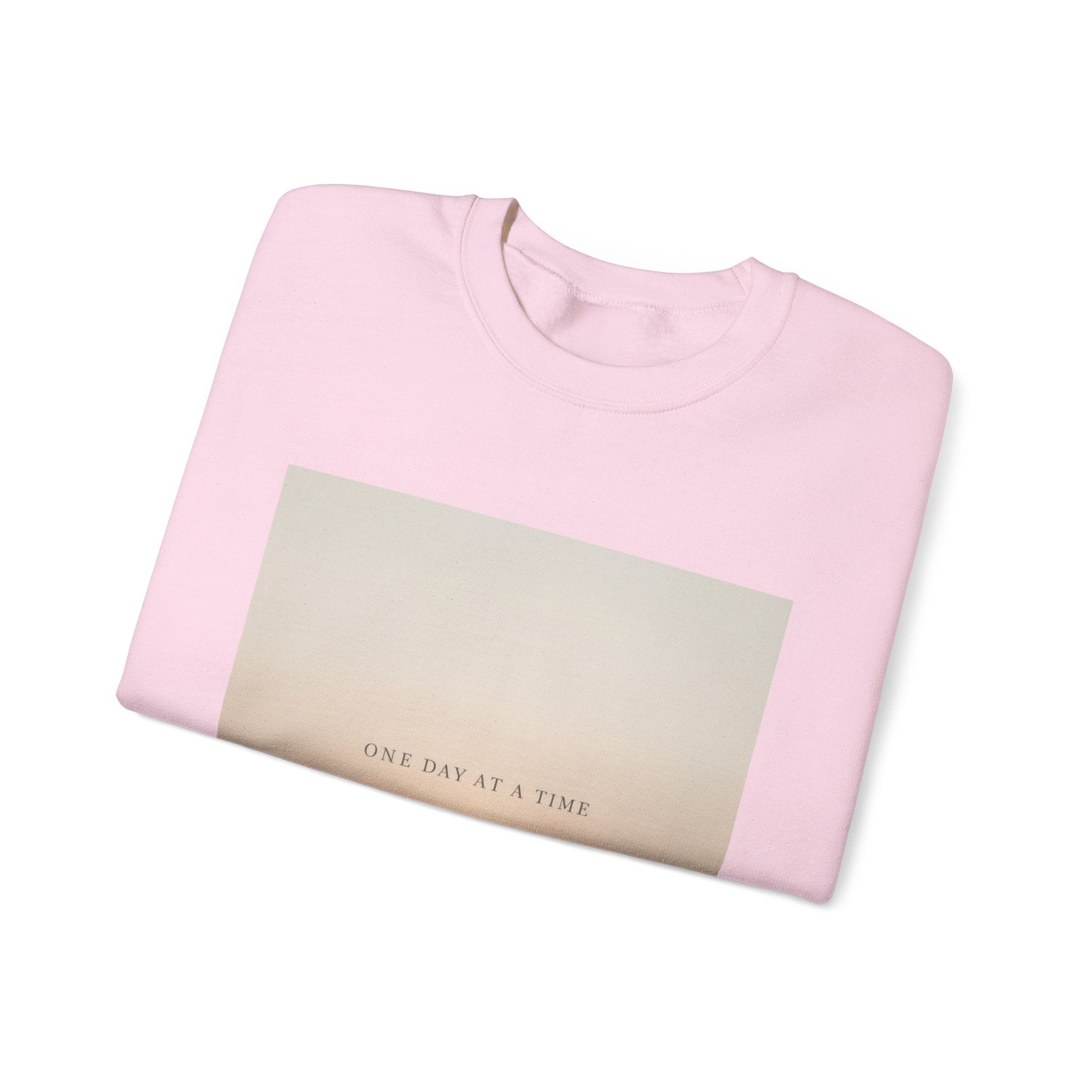 "ONE DAY AT A TIME" Black Cat Crewneck | College Girl Gift | Fashion | KayKay Classics