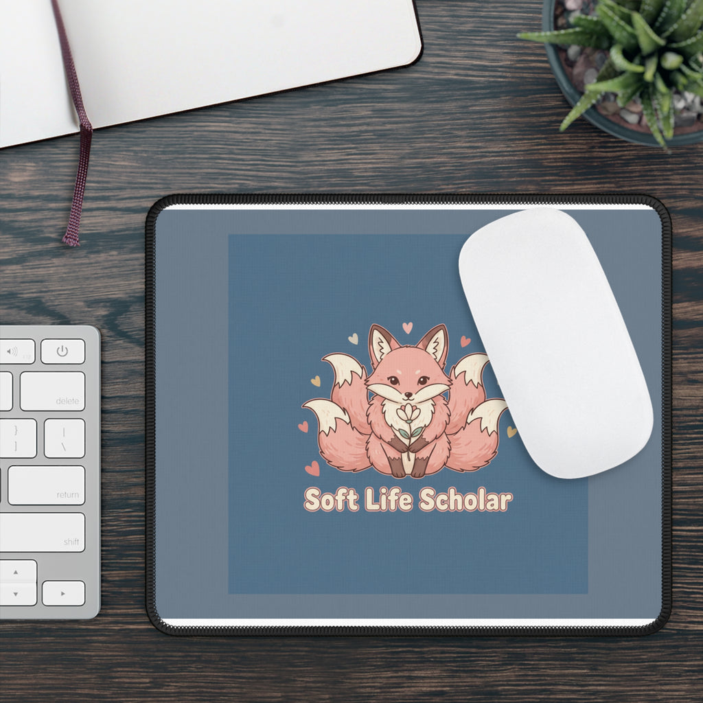 Kitsune Mouse Pad – Soft Life Scholar