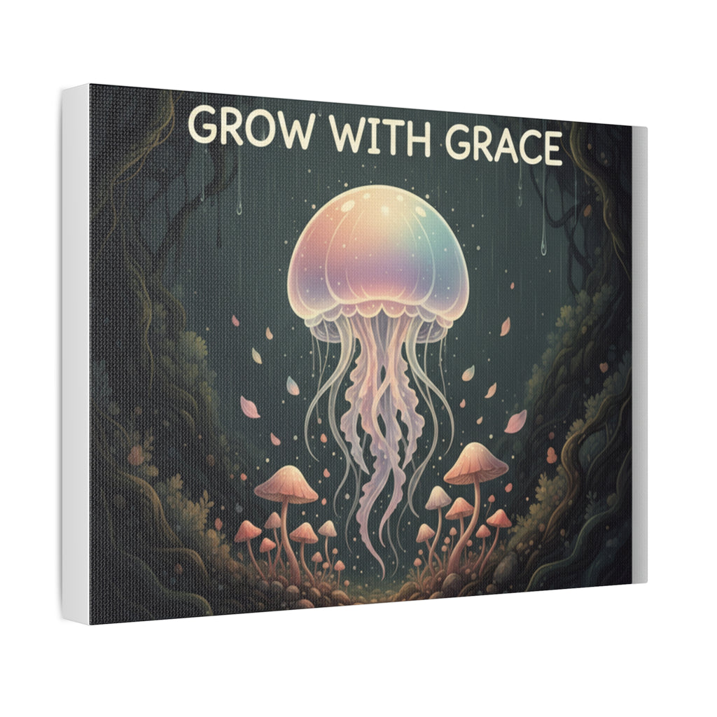 Kawaii Jellyfish Canvas Print – Grow With Grace