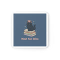 Black Cat Cork Coaster – Most Fun Wins