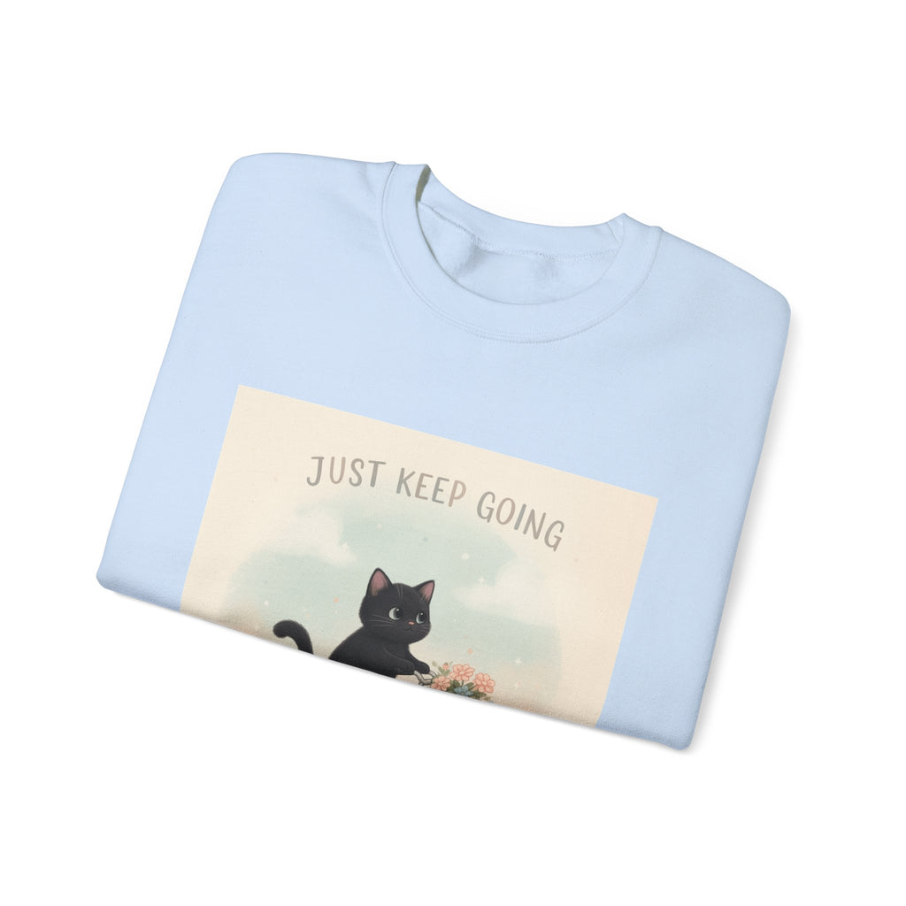 "Design" Black Cat Crewneck | College Girl Gift | Fashion | KayKay Classics