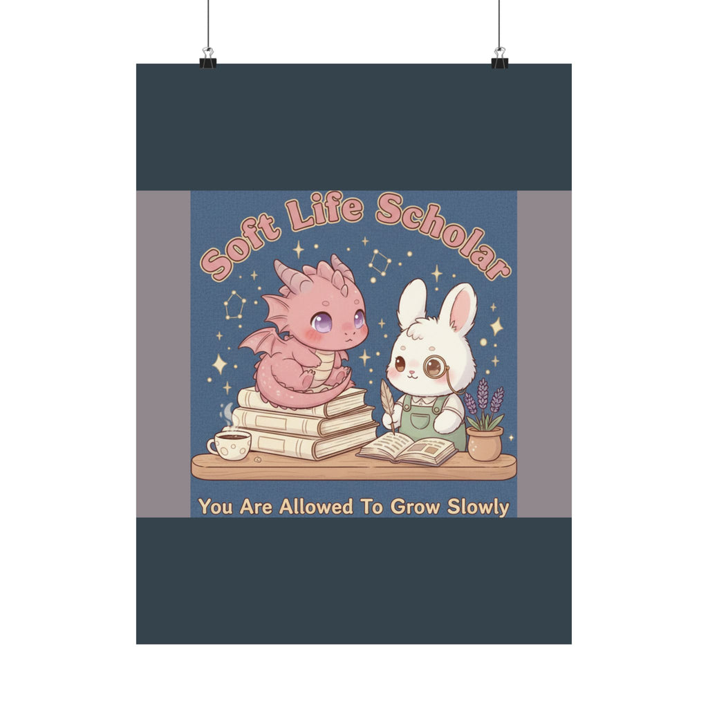 Dragon Poster – Soft Life Scholar You Are Allowed to Gro