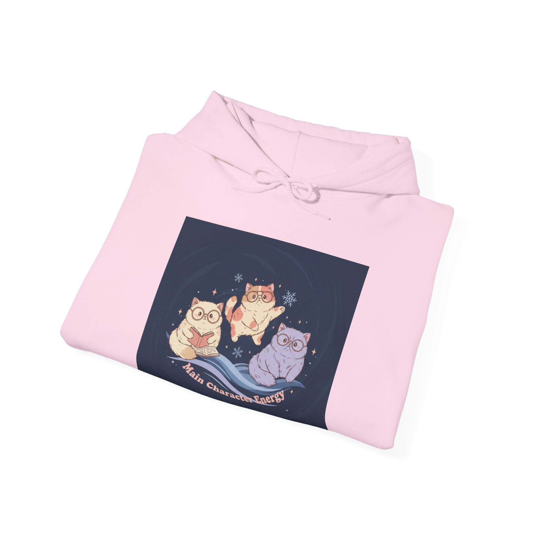 Cats With Glasses Hoodie – Main Character Energy