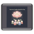 Tiny Chibi Creatures Mouse Pad – Success Looks Good on You