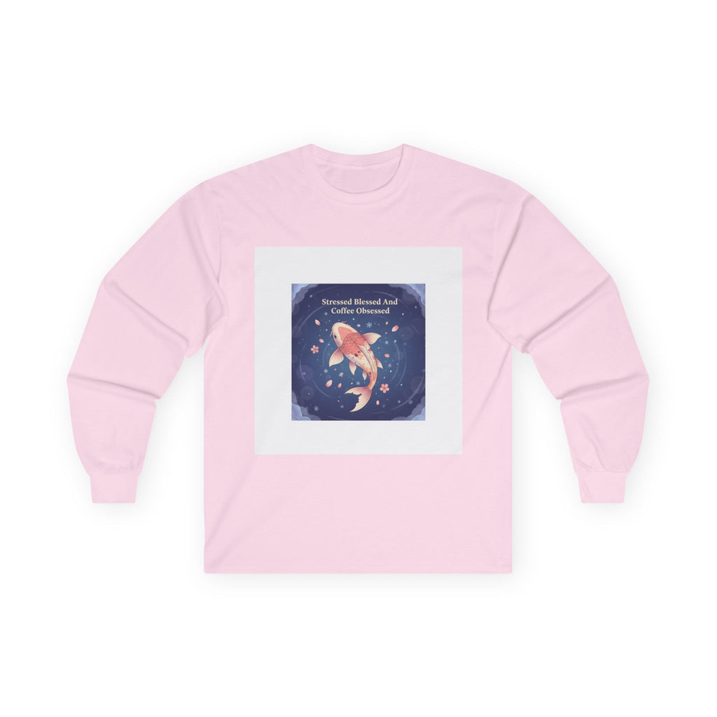 Kitsune Long Sleeve Tee – Stressed Blessed and Coffee Obsessed