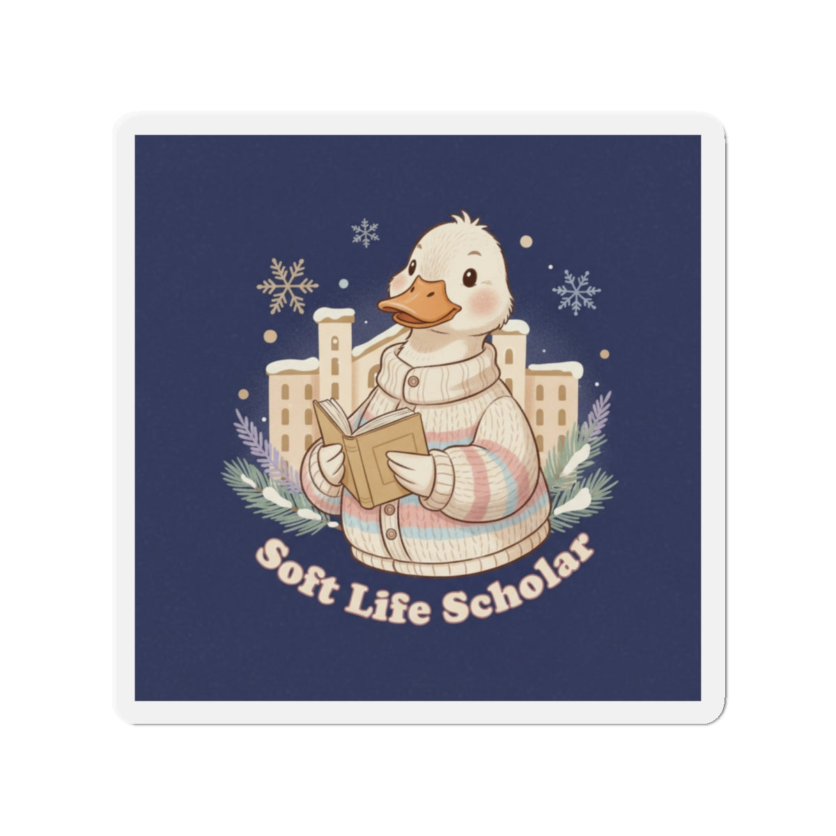 Duck Die-Cut Magnet – Soft Life Scholar