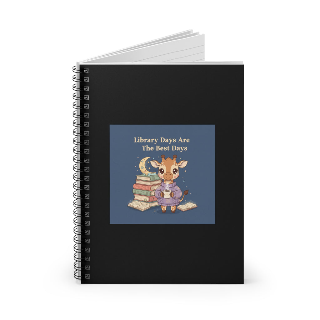 library days are the best days Spiral Notebook
