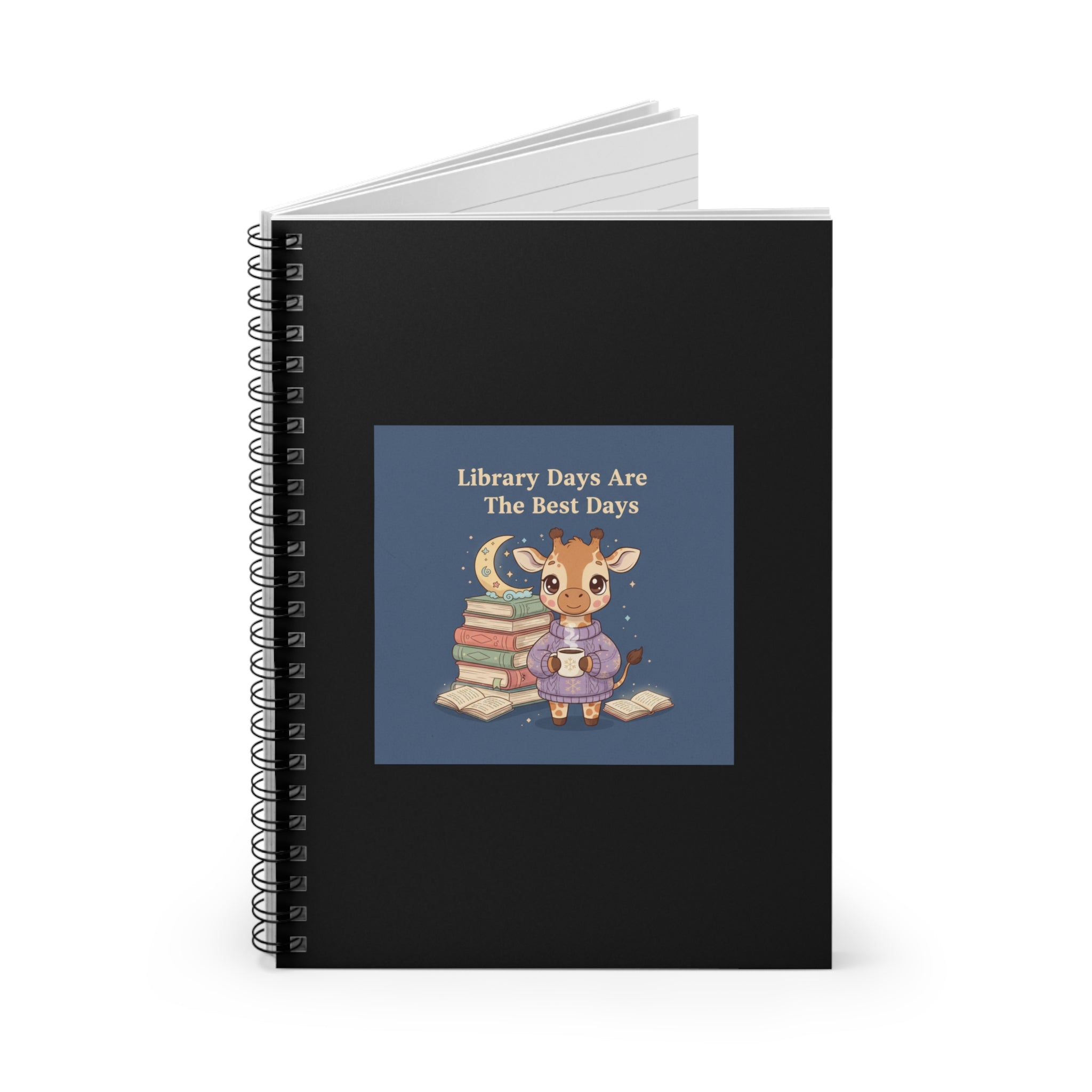 library days are the best days Spiral Notebook