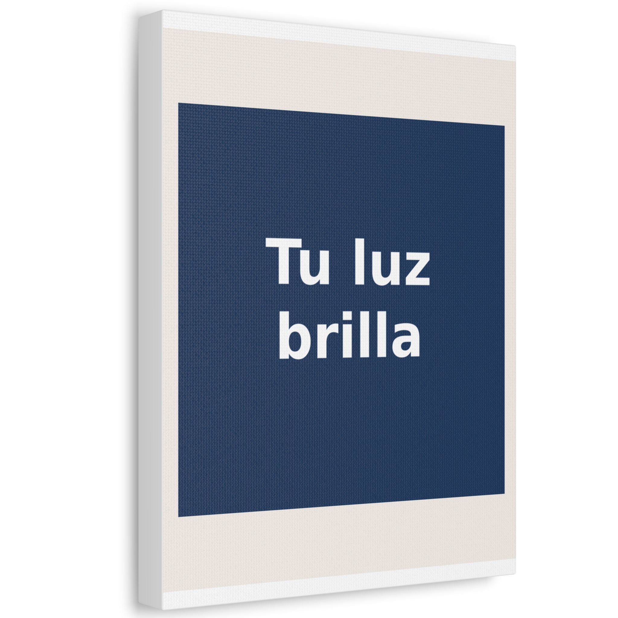 "Tu luz brilla" Black Cat Canvas | College Girl Gift | Fashion | KayKay Classics