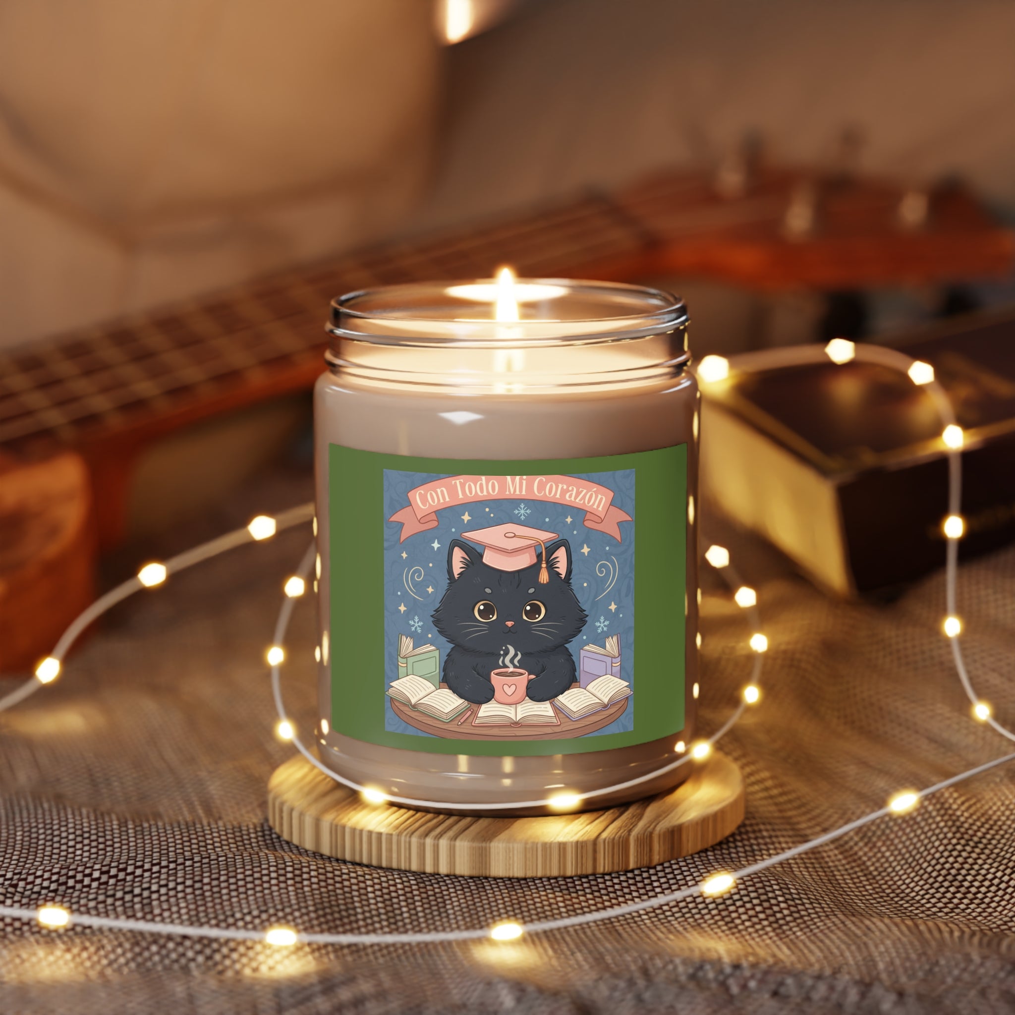 Cat Scented Candle – Con Todo Mi Corazón